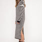 Peyton Dress- Black/Cream