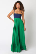 Hailey Maxi- Green/Blue