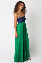 Hailey Maxi- Green/Blue