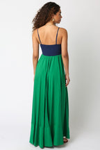 Hailey Maxi- Green/Blue