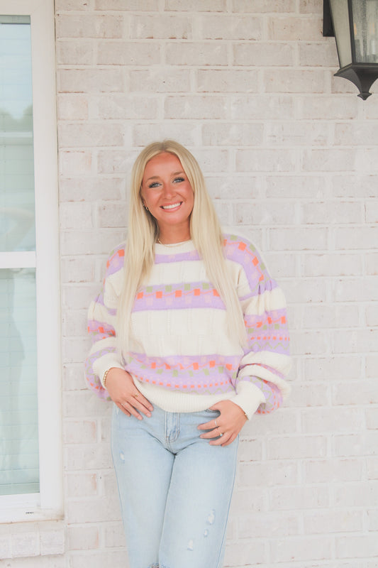 Mixed Stripe Sweater