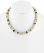 Chunky Beaded Choker- Mint Green