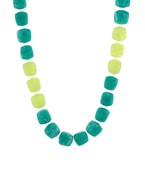 Color Block Bead Necklace