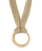 Chunky Ring Mesh Necklace