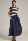 Alessia Midi Dress- Navy