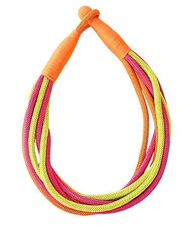 Slub 8 Strand Necklace-Multi