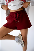 PRE-ORDER: The Signature Sweatshorts- Burgundy
