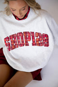 PRE-ORDER: The Plaid Signature Mockneck- Light Grey