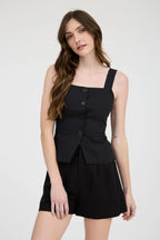 Aliyah Top- Black