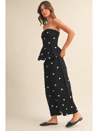 Lennon Polka Dot Set- Black/White