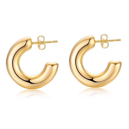 Chloe Mini Hoop: Gold