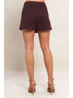 Monica Skort- Burgundy