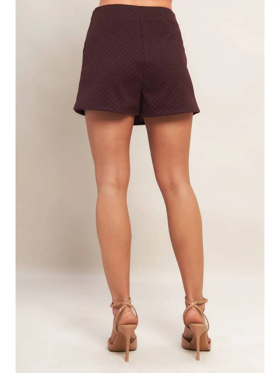 Monica Skort- Burgundy