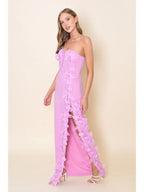The Belleview Garden Dress- Lilac