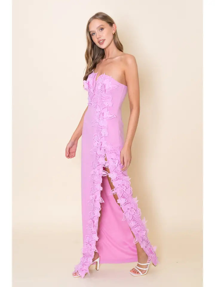 The Belleview Garden Dress- Lilac