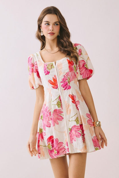 Charli Floral Mini Dress
