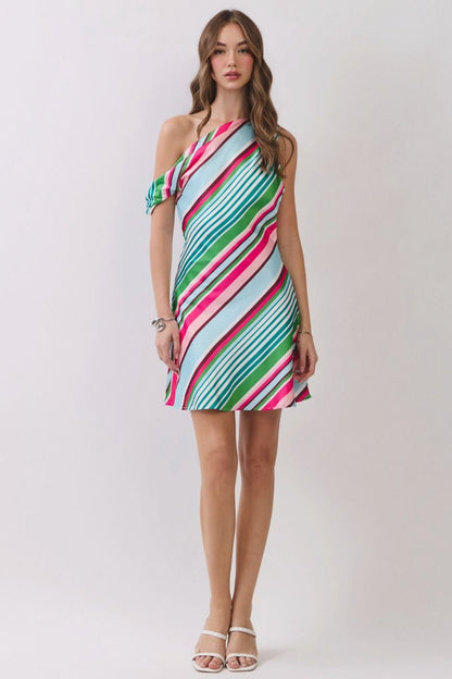 Monroe Stripe Mini Dress