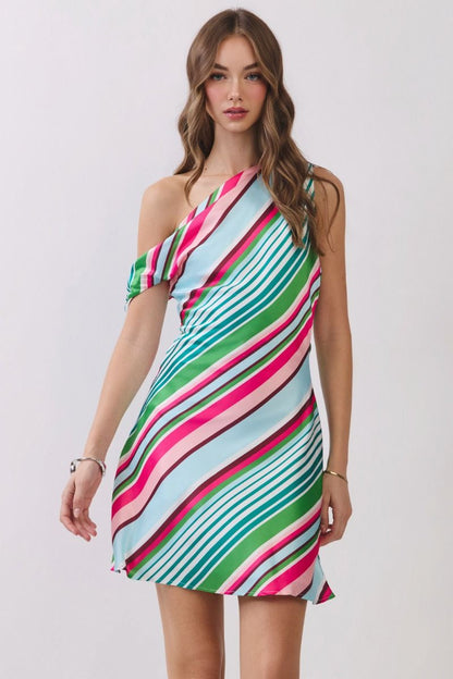 Monroe Stripe Mini Dress