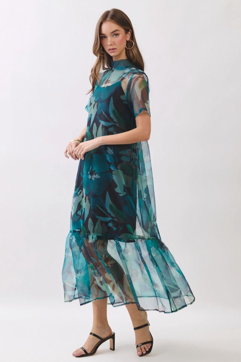 The Simone Dress- Green