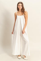 Nelly Gauze Jumpsuit- White
