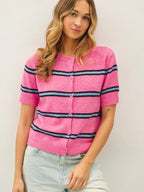 Alina Cardigan- Bubblegum