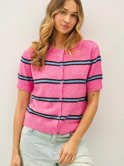 Alina Cardigan- Bubblegum