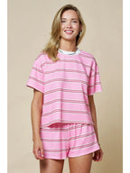 Hatton Pink Stripe Set