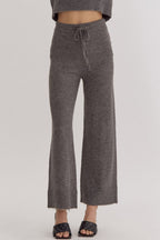 Saylor Sweater Pant- Charcoal