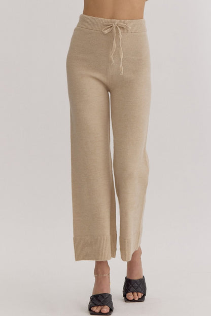 Saylor Sweater Pant- Sand