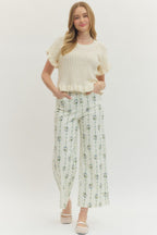 The Claire Pants- Cream