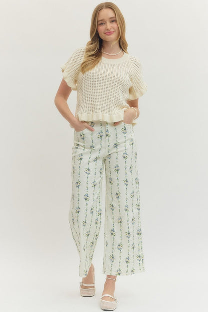 The Claire Pants- Cream