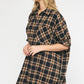 Oversized Flannel Dress