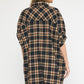 Oversized Flannel Dress