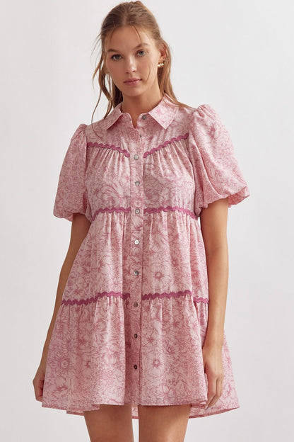 Ivy Dress- Pink