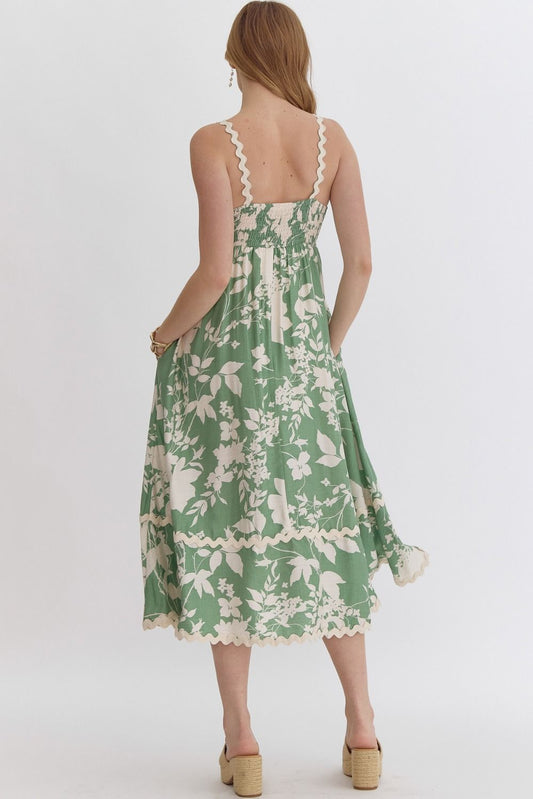 Rainey Dress- Red Floral