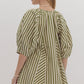 Della Stripe Mini Dress