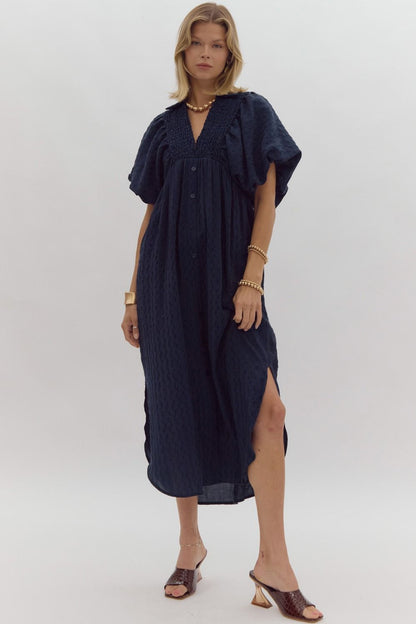 Corey Dress- Navy