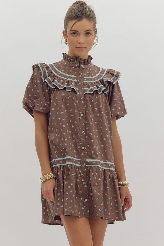 Maye Dress- Brown