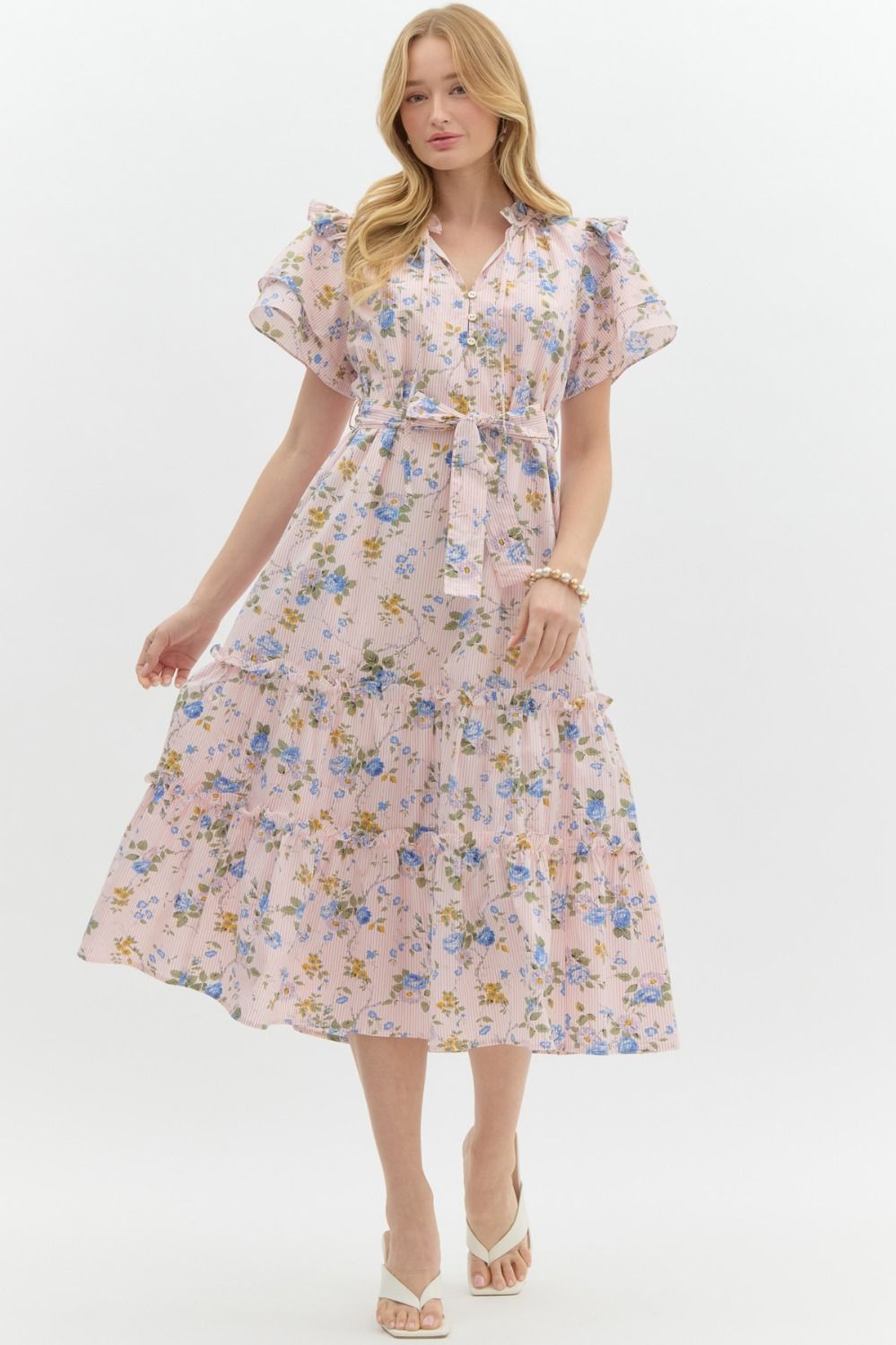 Nia Dress- Coral