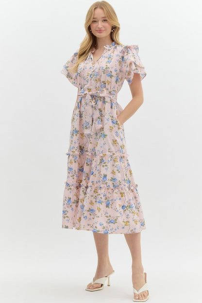 Nia Dress- Coral