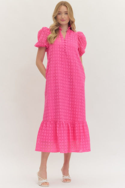 Emmerson Maxi Dress- Hot Pink