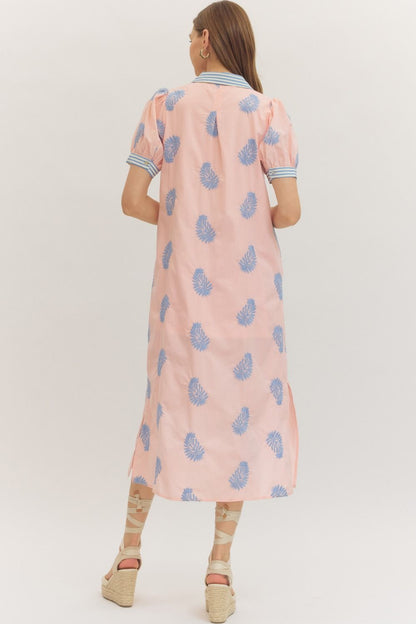 Ciera Midi Dress- Blush