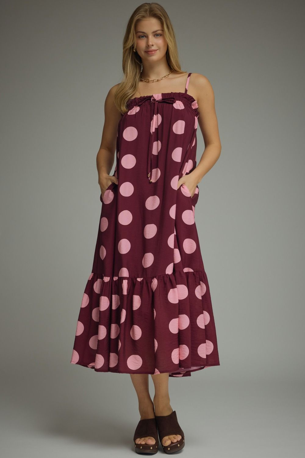 Plum Muse Midi Dress