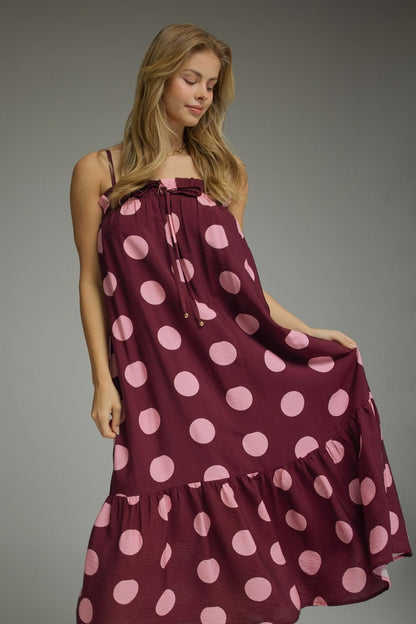 Plum Muse Midi Dress