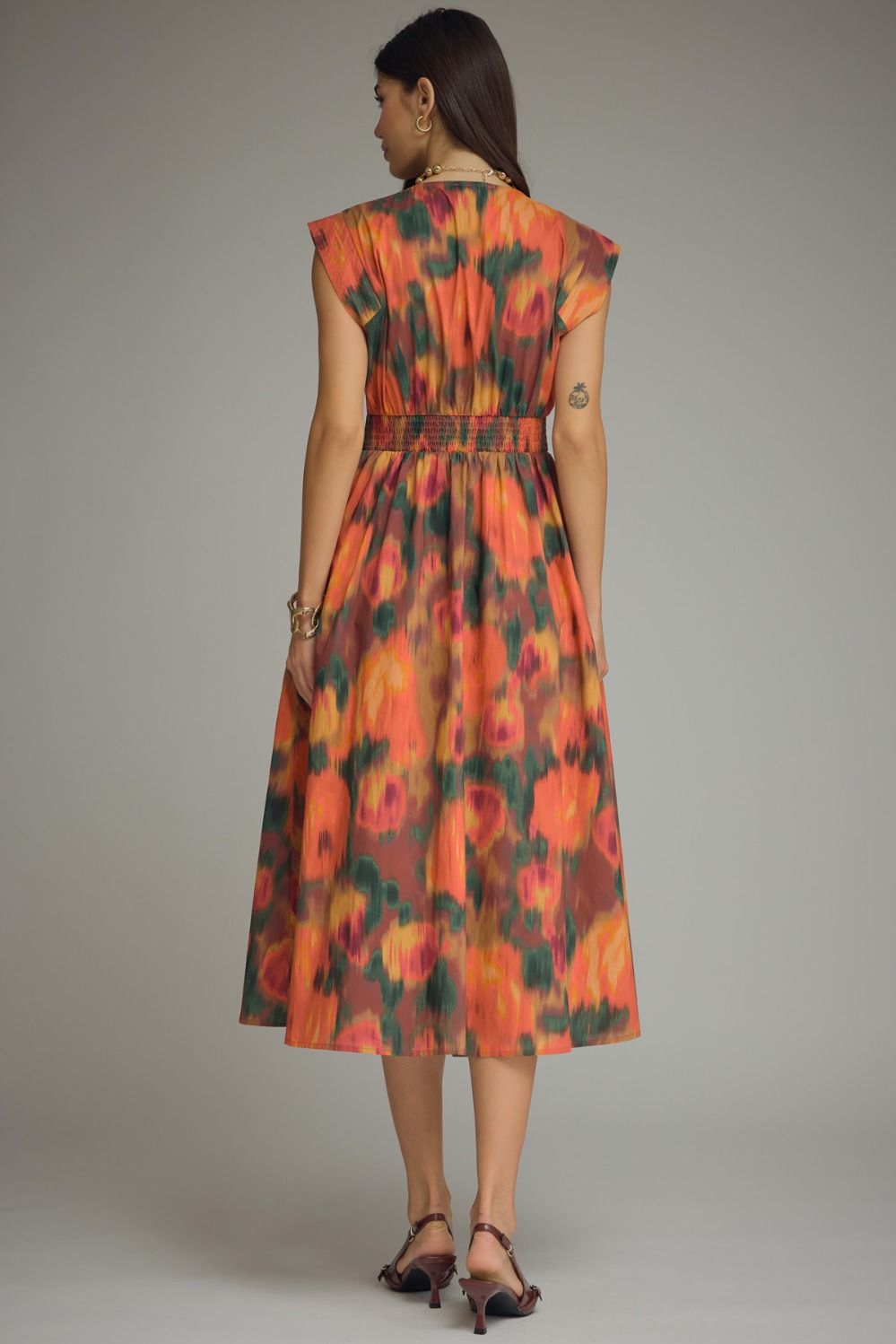 The Genevieve Dress- Rust