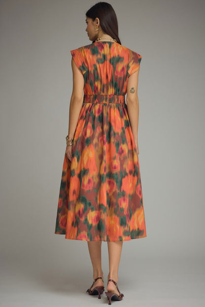 The Genevieve Dress- Rust
