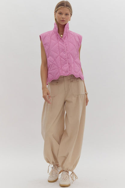 Piper Vest- Pink