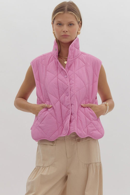 Piper Vest- Pink