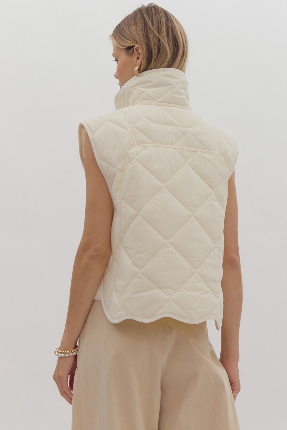 Piper Vest- Cream