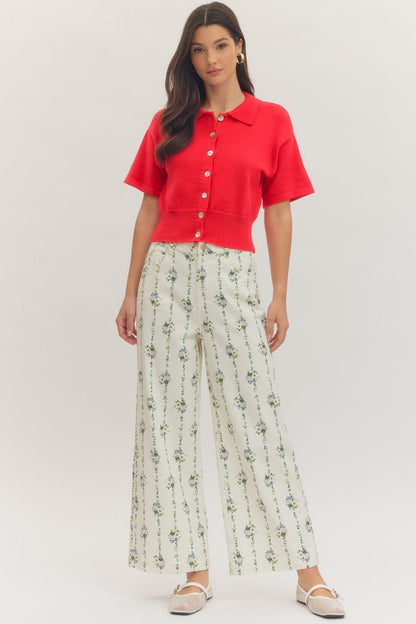 The Aspen Top- Red